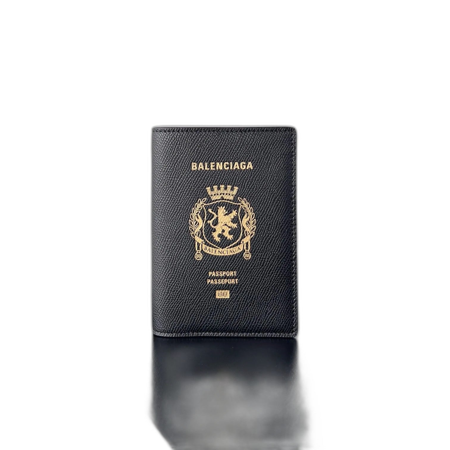 Balenciaga Men's Passport Holder in Black