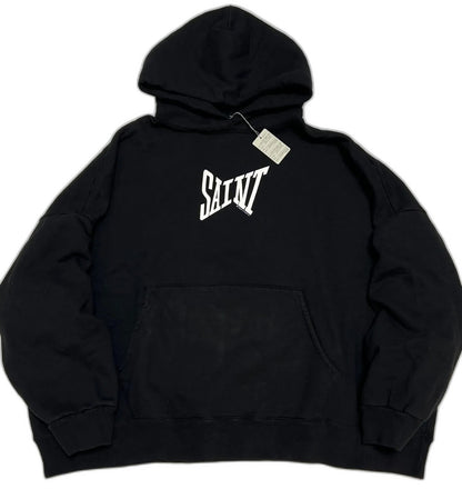 SAINT Mxxxxxx HOODIE RIBON SAINT BLACK