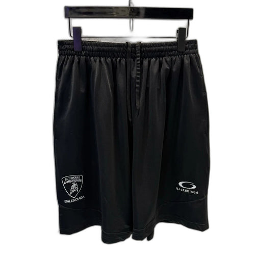 BALENCIAGA Automobili Lamborghini Men's Baggy Shorts "Black"