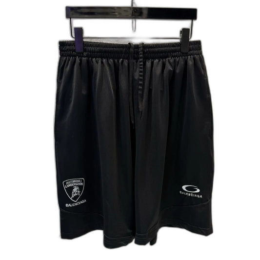 BALENCIAGA Automobili Lamborghini Men's Baggy Shorts "Black"