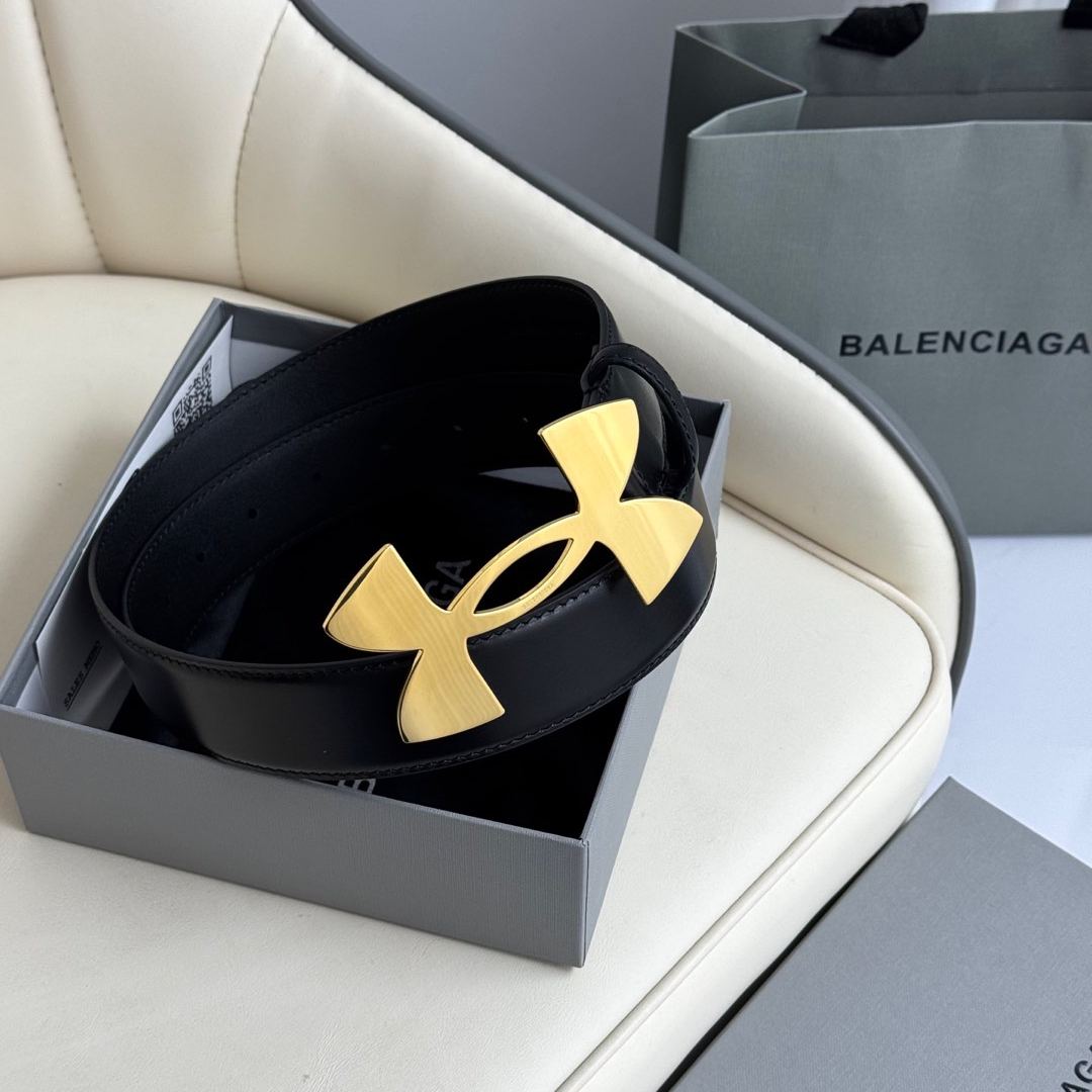 BALENCIAGA x Under Armour Belt "Black"-3.5cm