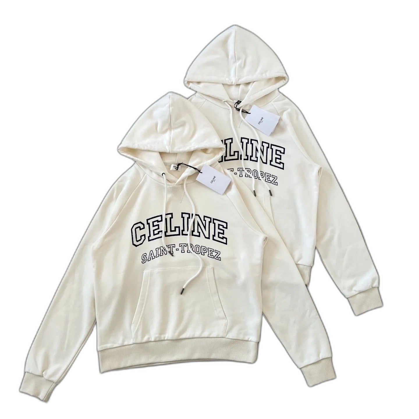 Celine cotton fleece hoodie