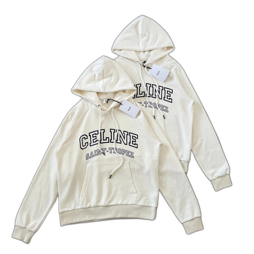 Celine cotton fleece hoodie