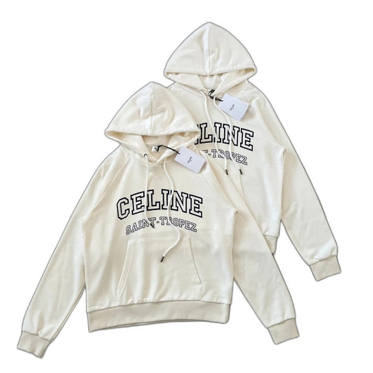 Celine cotton fleece hoodie