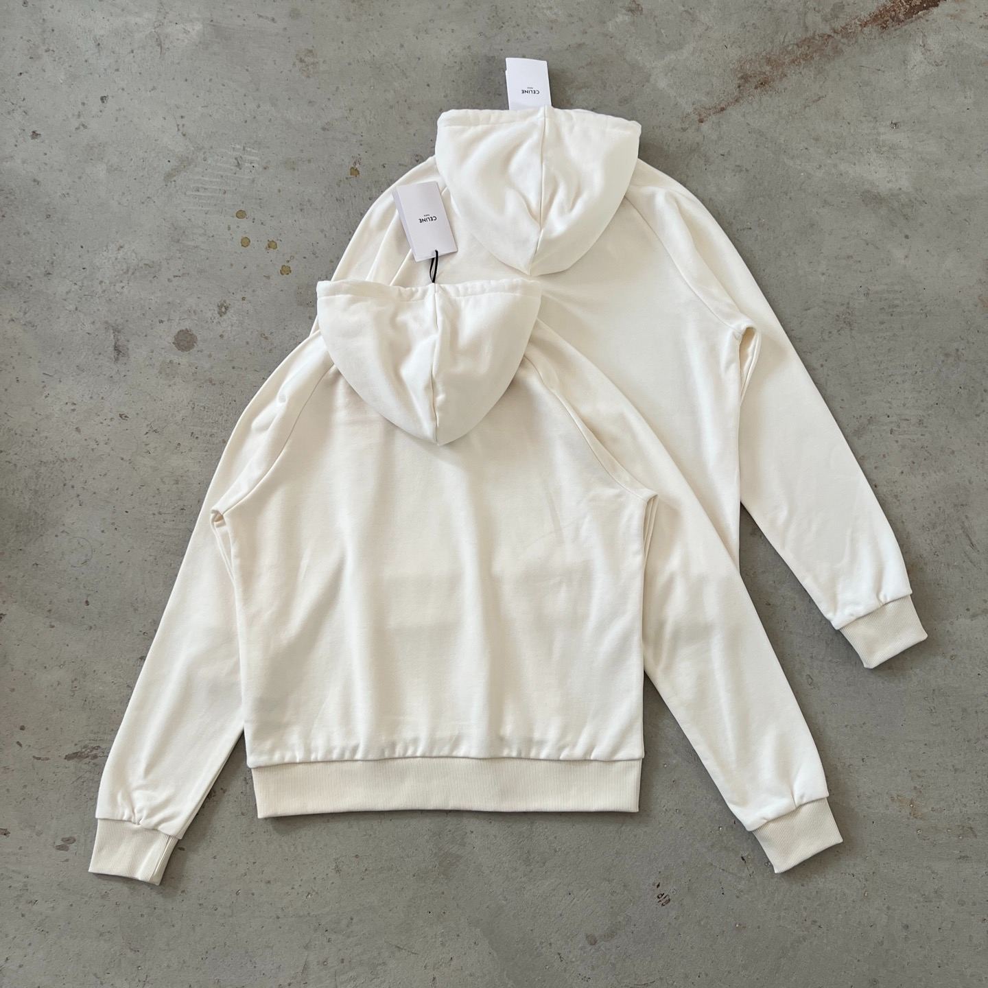 Celine cotton fleece hoodie