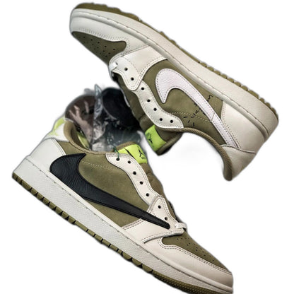 Travis Scott × Nike Air Jordan 1 Low Golf NRG "Neutral Olive"