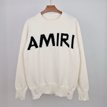 Amiri Destroyed effect sweater