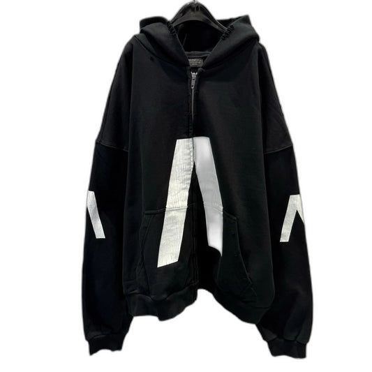Balenciaga Music Archive Series Connected Zip Up Medium Fit Hoodie