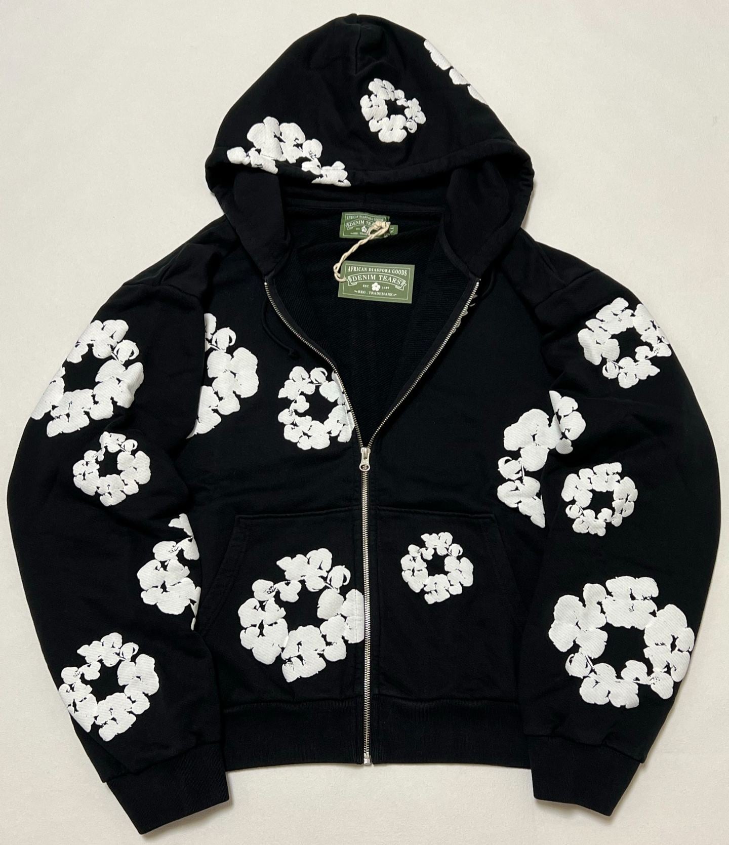 Denim Tears Cotton Wreath Zip Hoodie