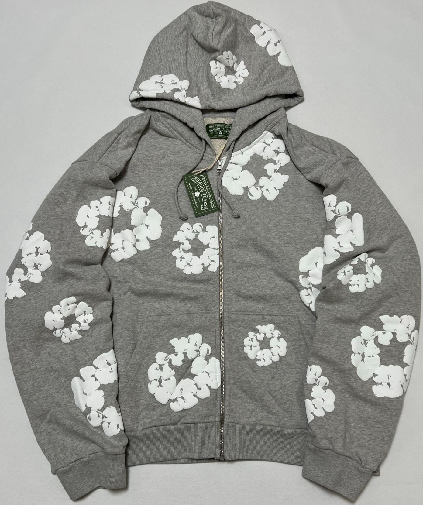 Denim Tears Cotton Wreath Zip Hoodie
