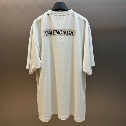 Balenciaga Masking Tape Medium Size T-Shirt