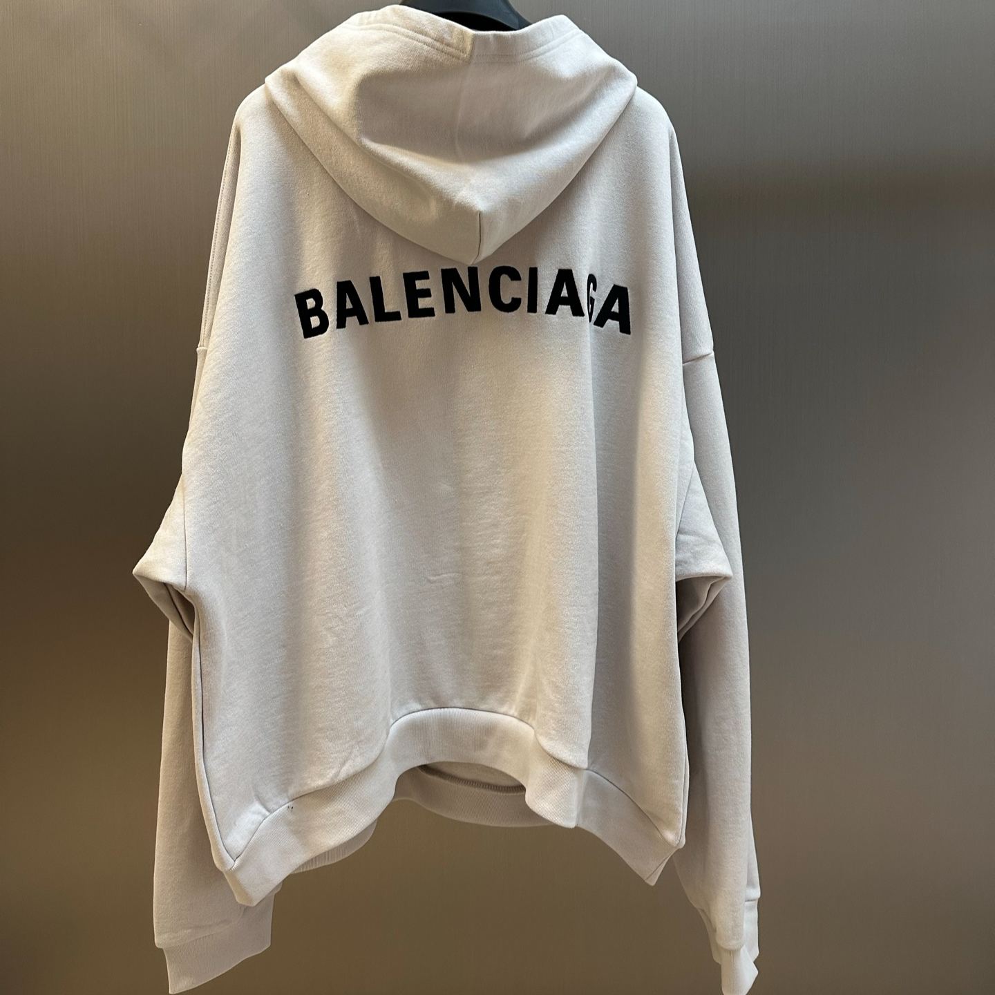 Balenciaga Hooded cotton sweatshirt with kangaroo pocket