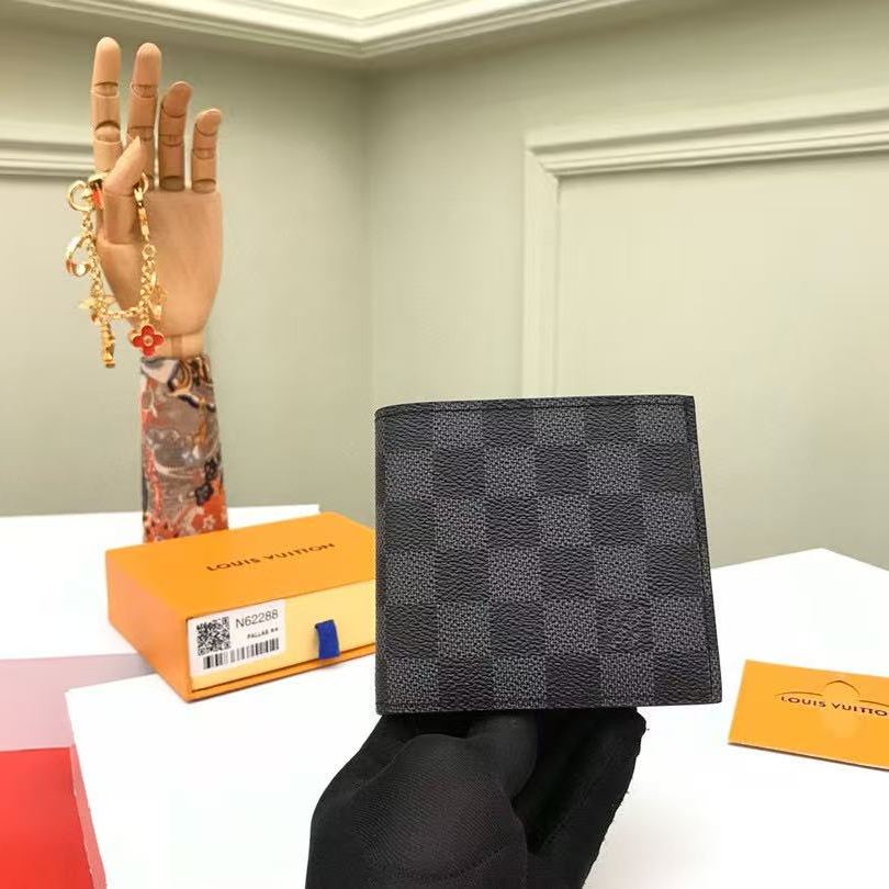 Louis Vuitton Damier Graphite Portefeuille Marco Bifold Wallet