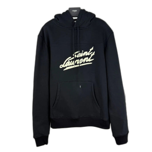 Saint Laurent 50s Signature Hoodie Black Men's