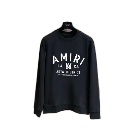 Amiri Stencil Crew Hoodie