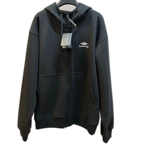 Balenciaga 3B Sports Icon Zip-Up Hoodie
