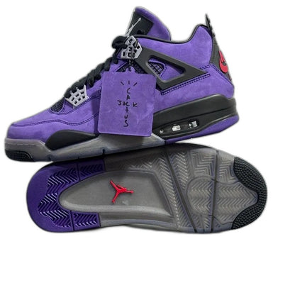 Travis Scott × Nike Air Jordan 4 Retro "Purple" (Friends and Family)