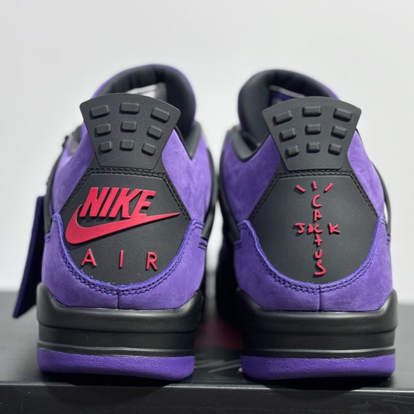 Travis Scott × Nike Air Jordan 4 Retro "Purple" (Friends and Family)