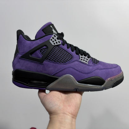 Travis Scott × Nike Air Jordan 4 Retro "Purple" (Friends and Family)