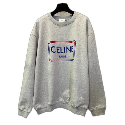 CELINE Loose sweatshirt in cotton fleece