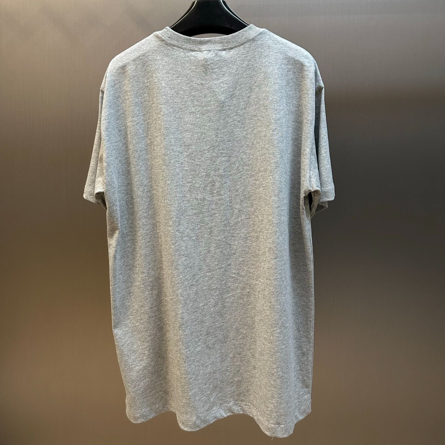 CELINE Cotton Jersey Loose T-Shirt in Grey