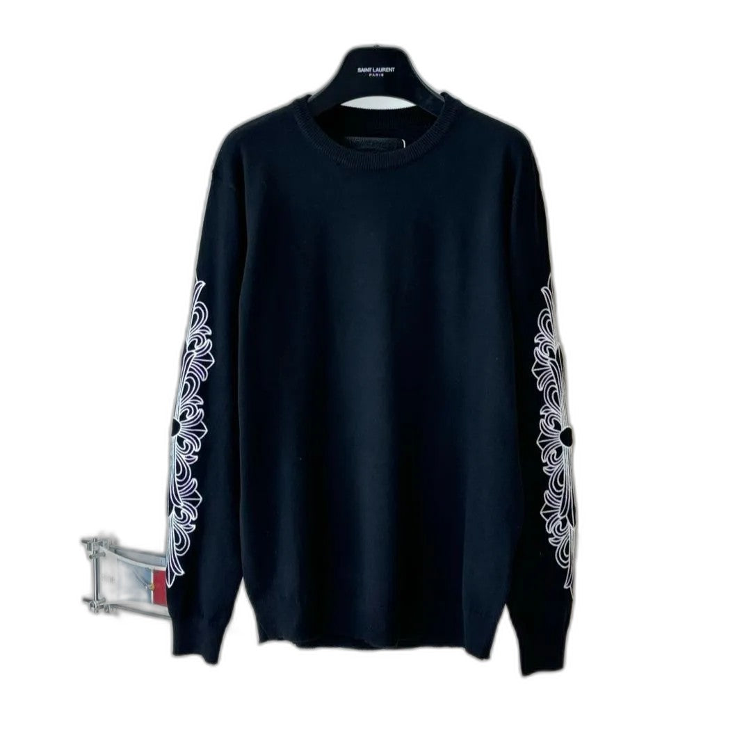 Chrome Hearts Embroidered Crew Neck Sweater