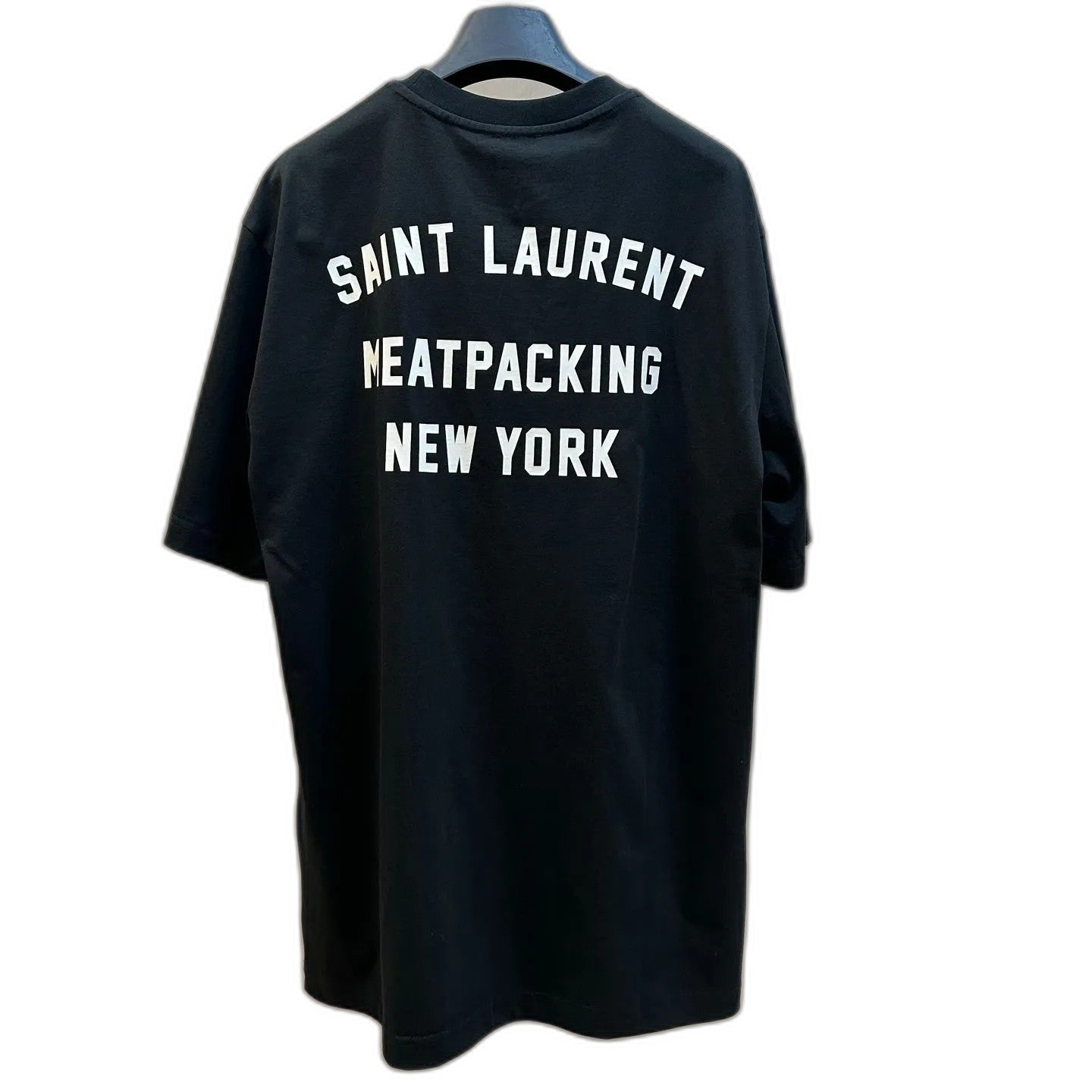 SAINT LAURENT silk T-white