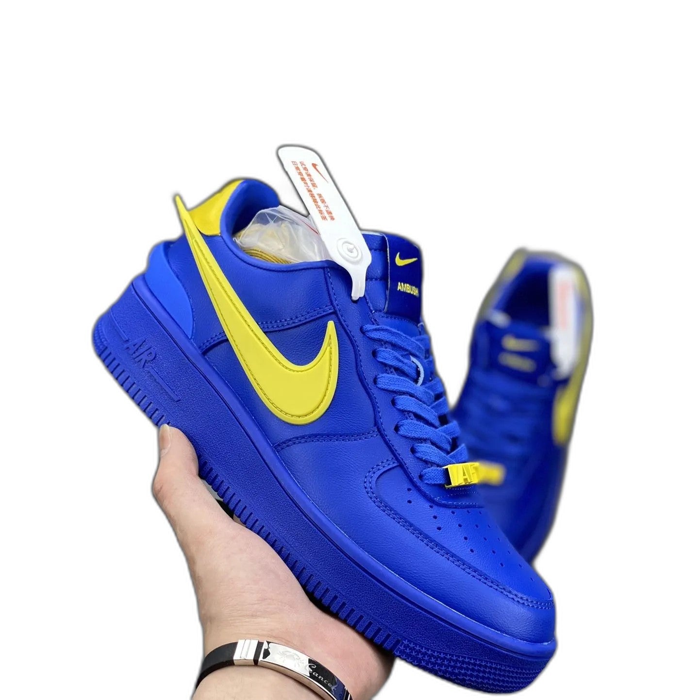 AMBUSH × Nike Air Force 1 Low "Game Royal and Vivid Sulfur"