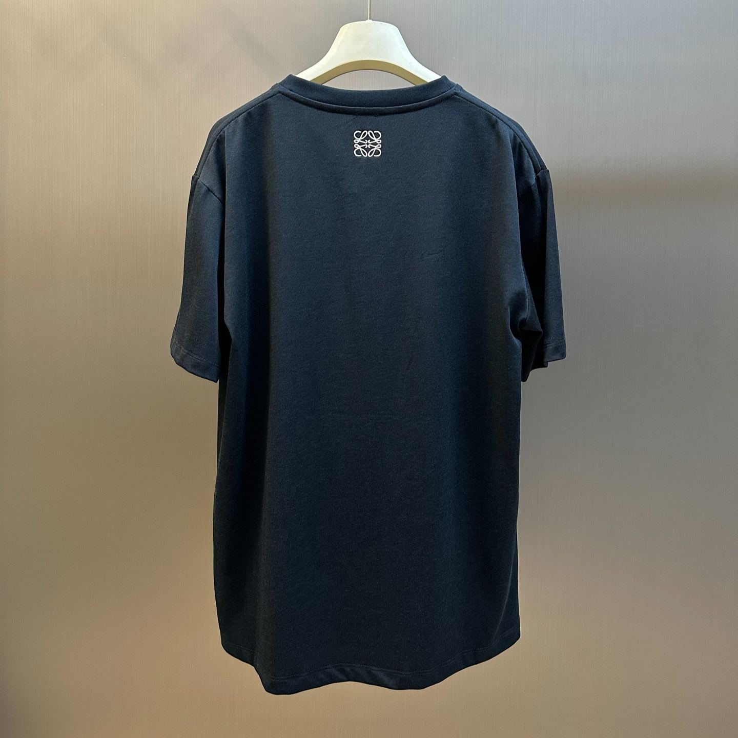 LOEWE Cotton blend regular fit T-shirt in blue