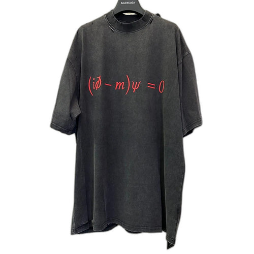 BALENCIAGA Men's Dirac Equation Oversized T-shirt