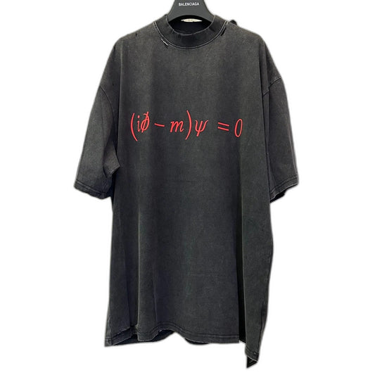 BALENCIAGA Men's Dirac Equation Oversized T-shirt