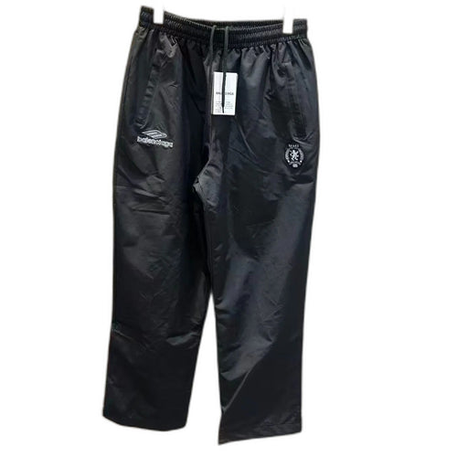 BALENCIAGA 3B Football Pants in Techno Cotton Poplin