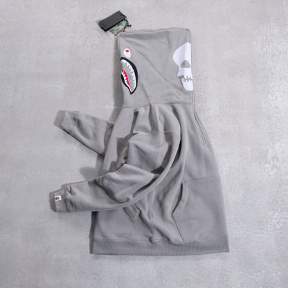 BAPE X NBHD TWO FACE HALF ZIP PULLOVER HOODIE