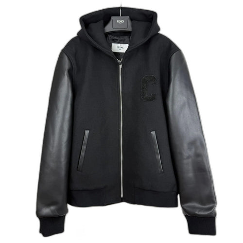 CELINE teddy jacket in double-faced wool