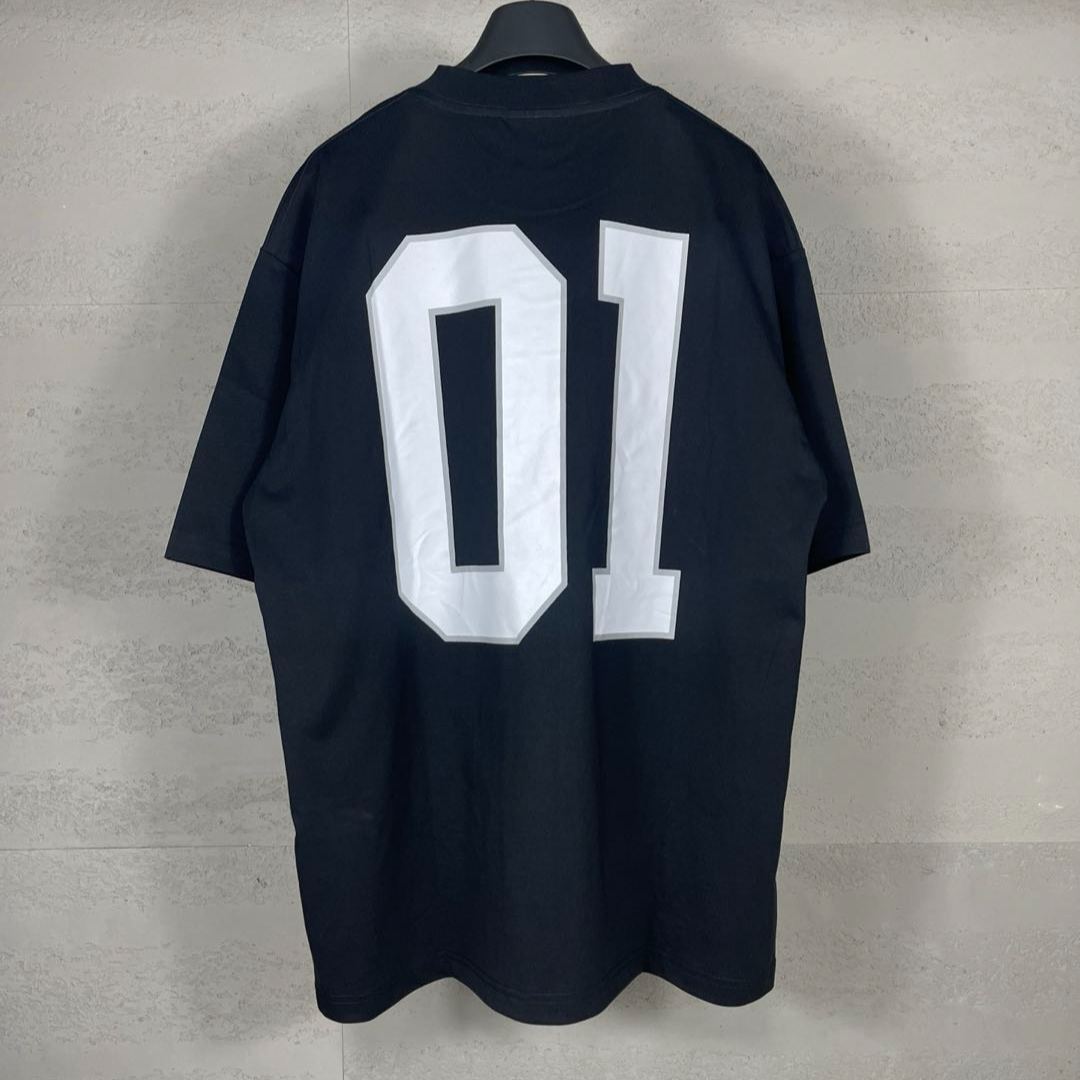 BALENCIAGA Men's Basketball Series Oversized T-Shirt "black"