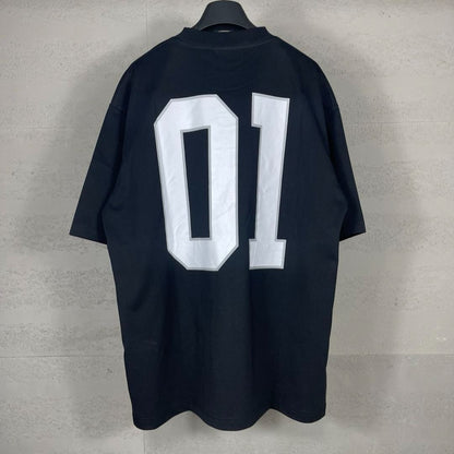 BALENCIAGA Men's Basketball Series Oversized T-Shirt "black"