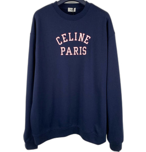 CELINE Sweatshirt / Cotton Fleece Navy