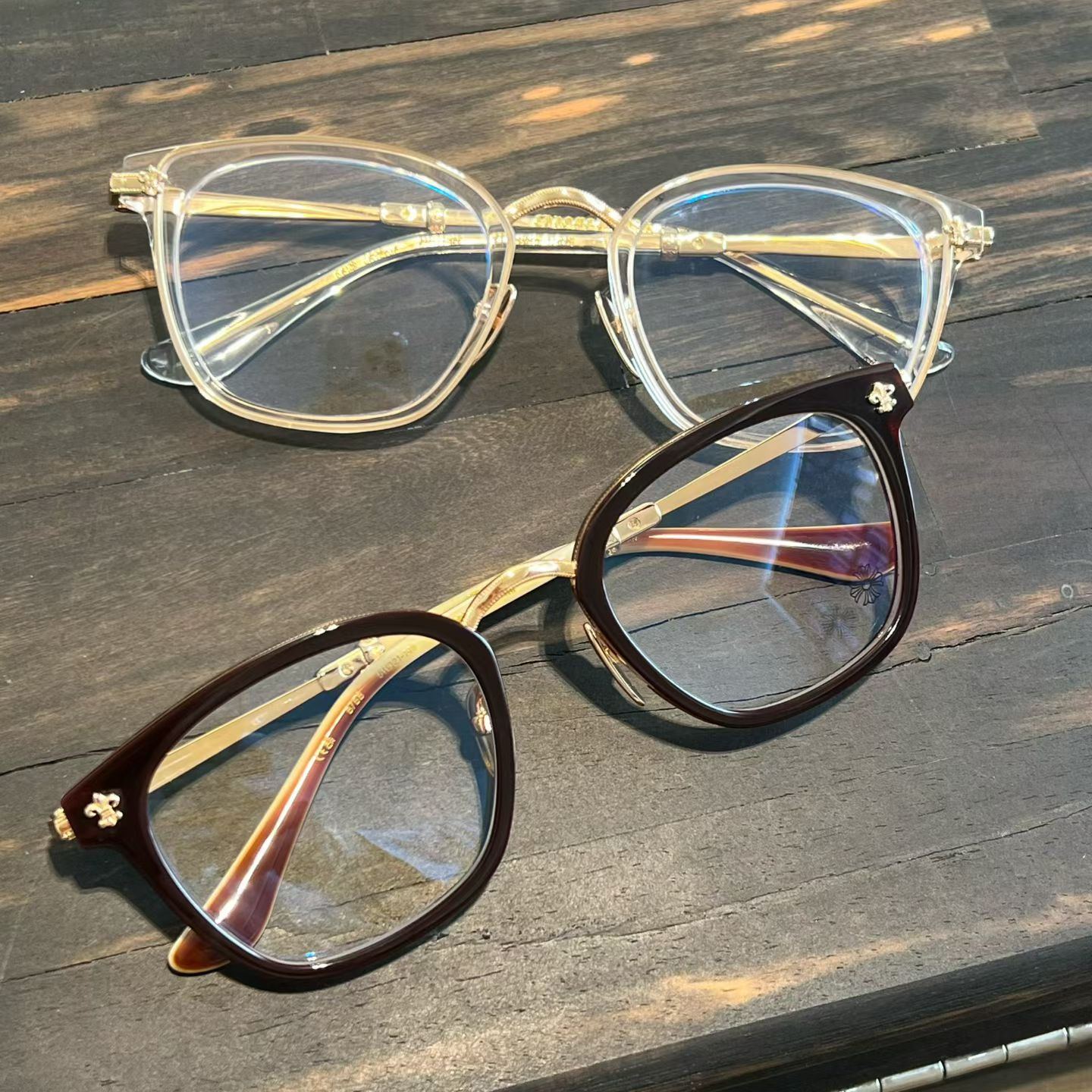 CHROME HEARTS STRAPADICTOME CRYS/GP 51 BS Flare Wellington Men's/Women's