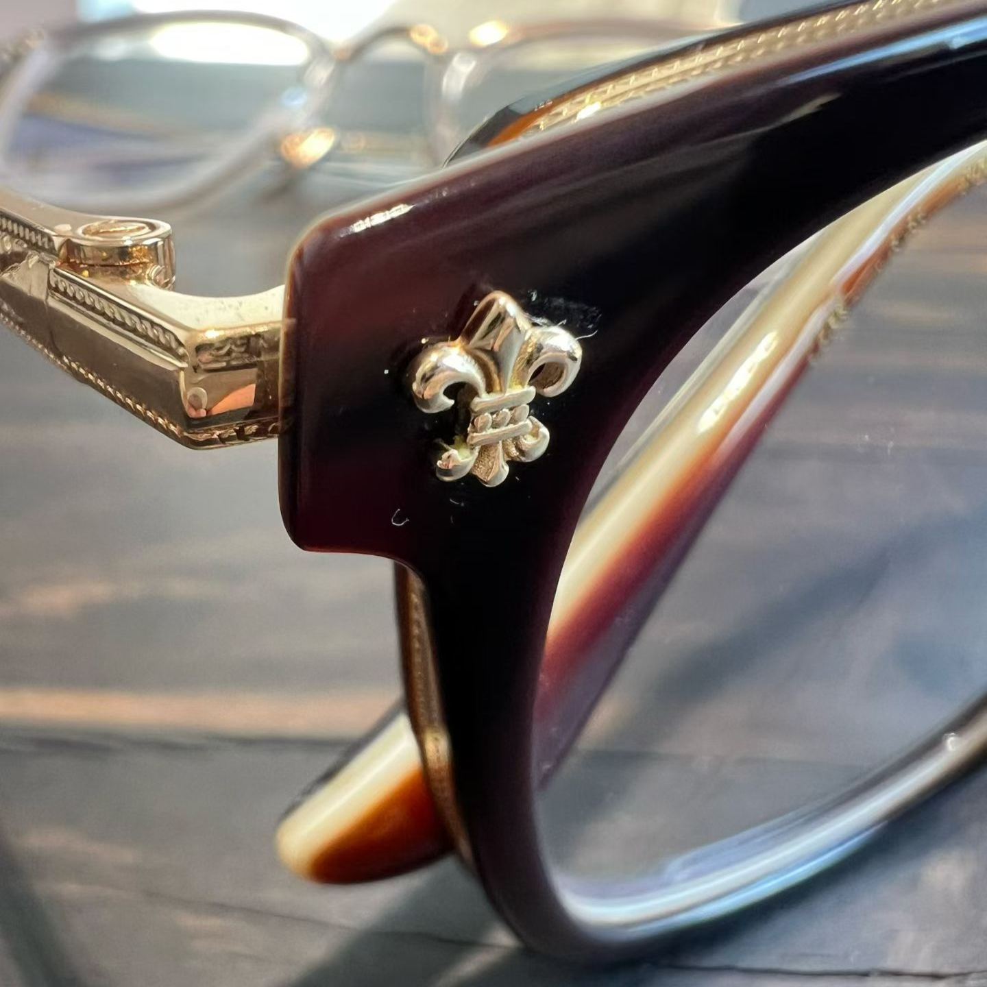 CHROME HEARTS STRAPADICTOME CRYS/GP 51 BS Flare Wellington Men's/Women's