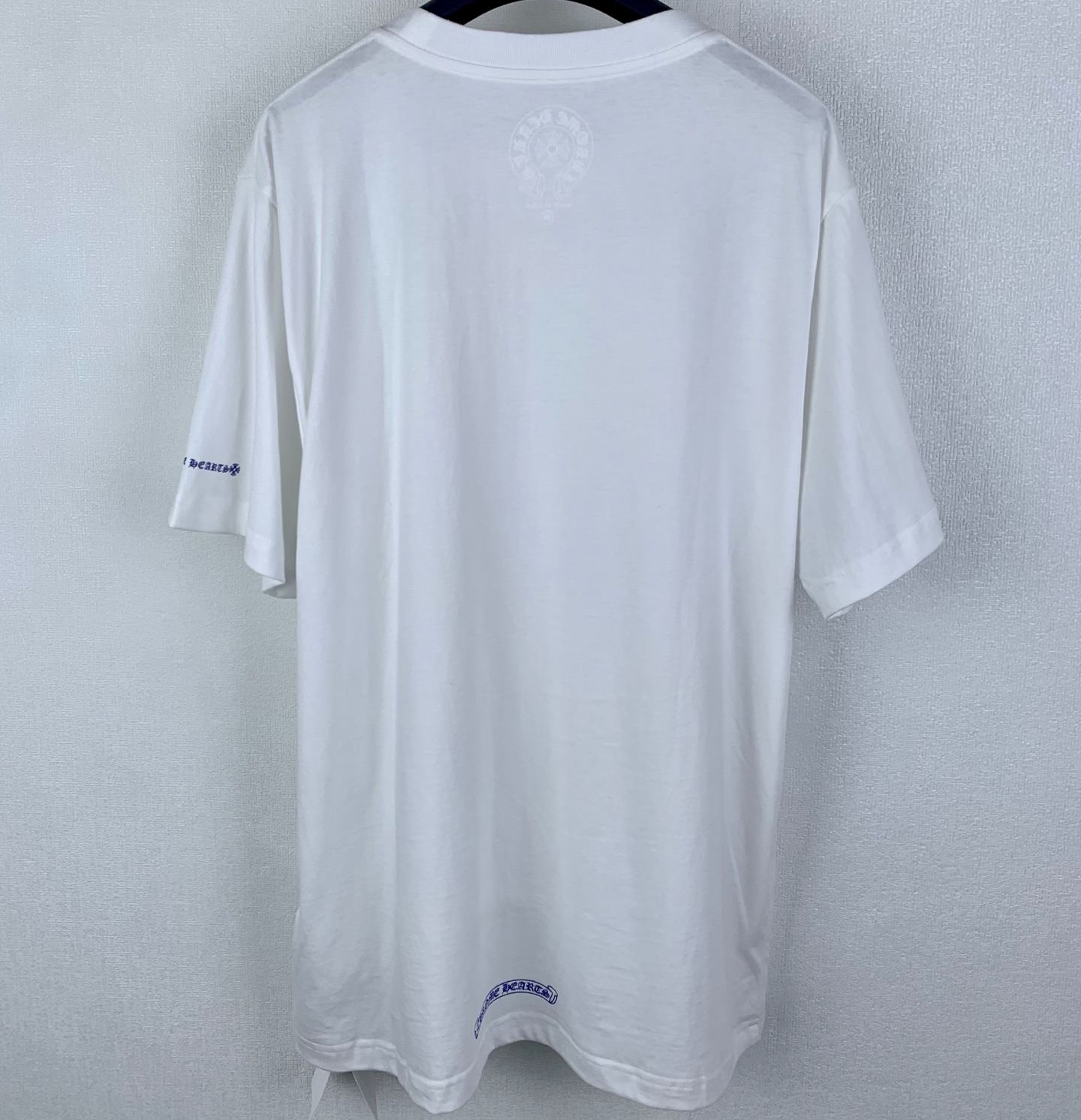 Chrome Hearts Neck Logo T-Shirt 'Black/Neon Yellow'