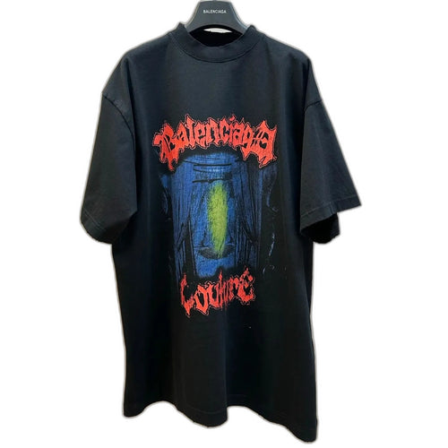 BALENCIAGA Salon De Couture T-Shirt Medium Fit "Black"