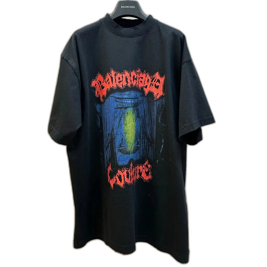 BALENCIAGA Salon De Couture T-Shirt Medium Fit "Black"