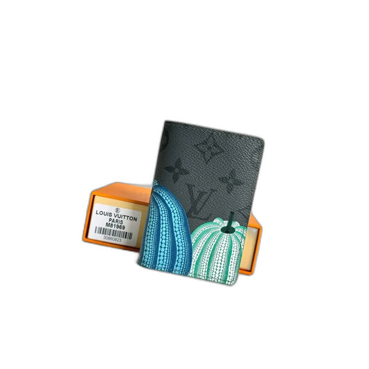 Louis Vuitton x Yayoi Kusama Wallet Monogram Eclipse Reverse Pumpkin