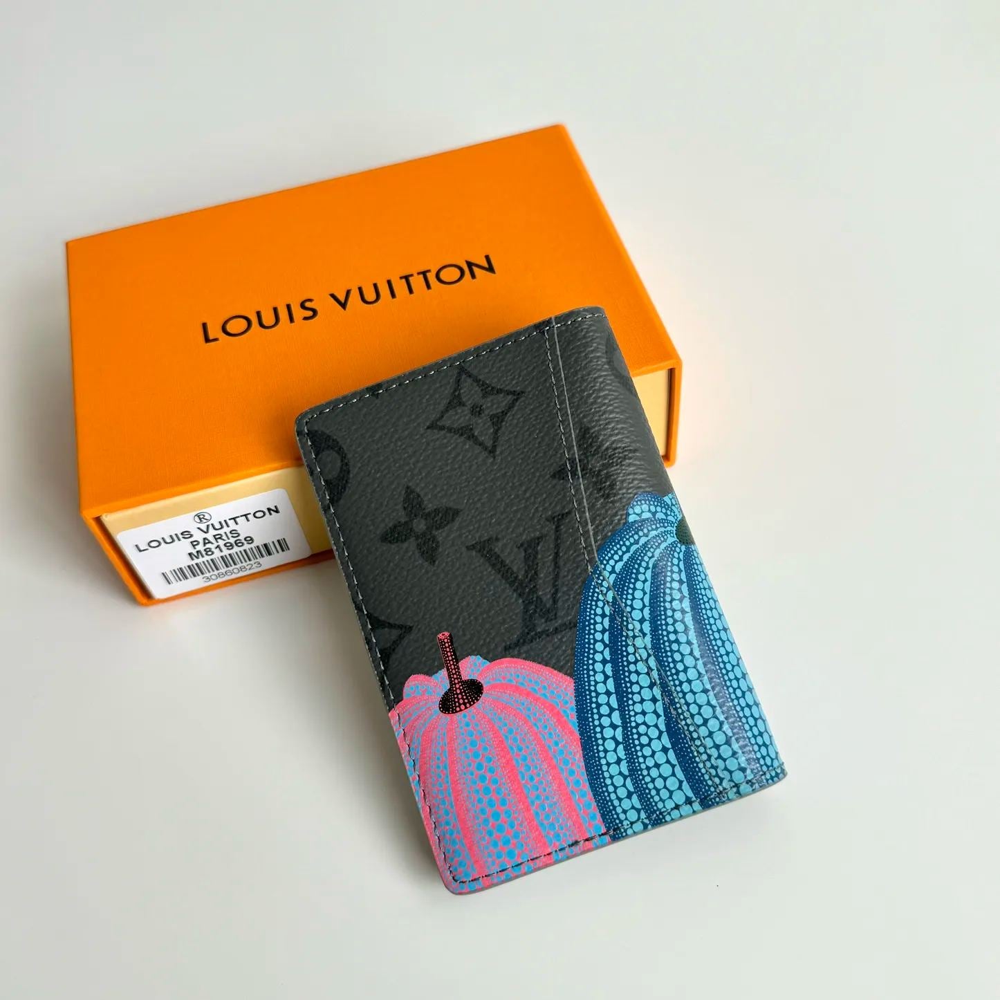 Louis Vuitton x Yayoi Kusama Wallet Monogram Eclipse Reverse Pumpkin