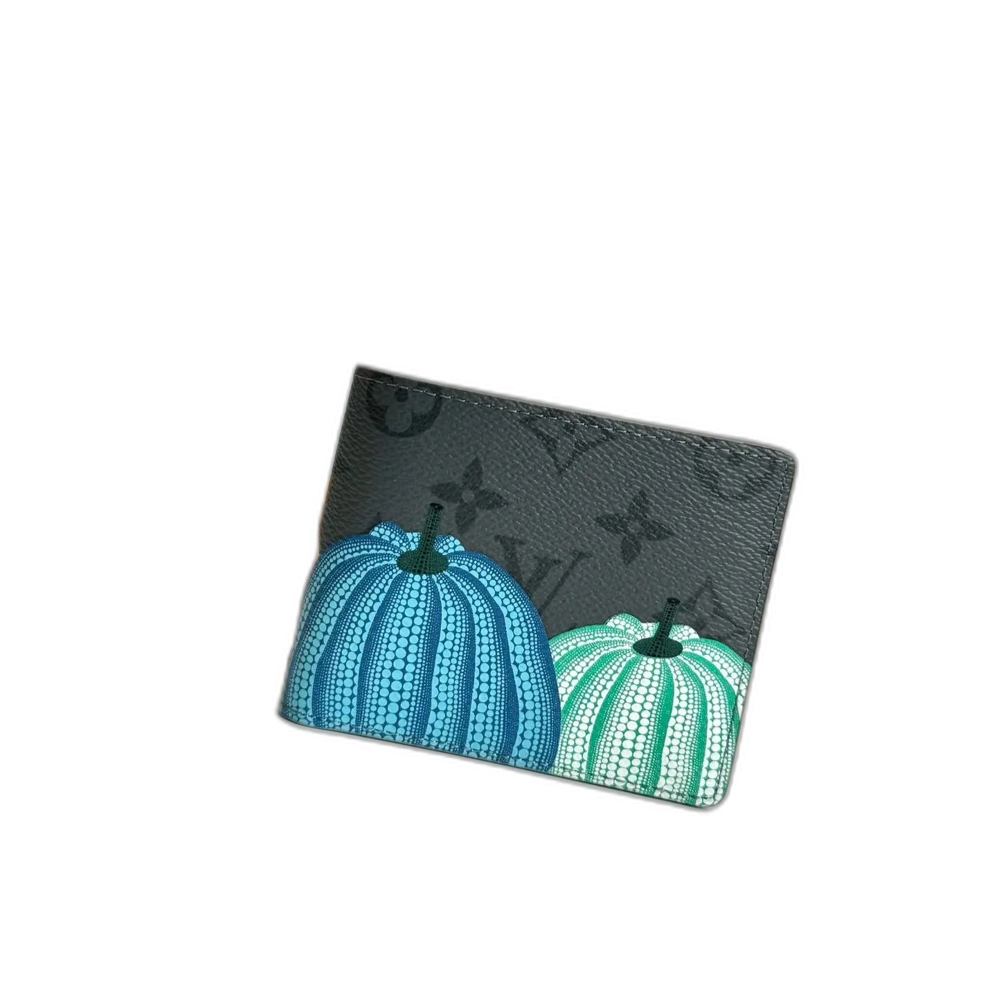 Louis Vuitton x Yayoi Kusama Slender Wallet Monogram Eclipse Reverse Pumpkin