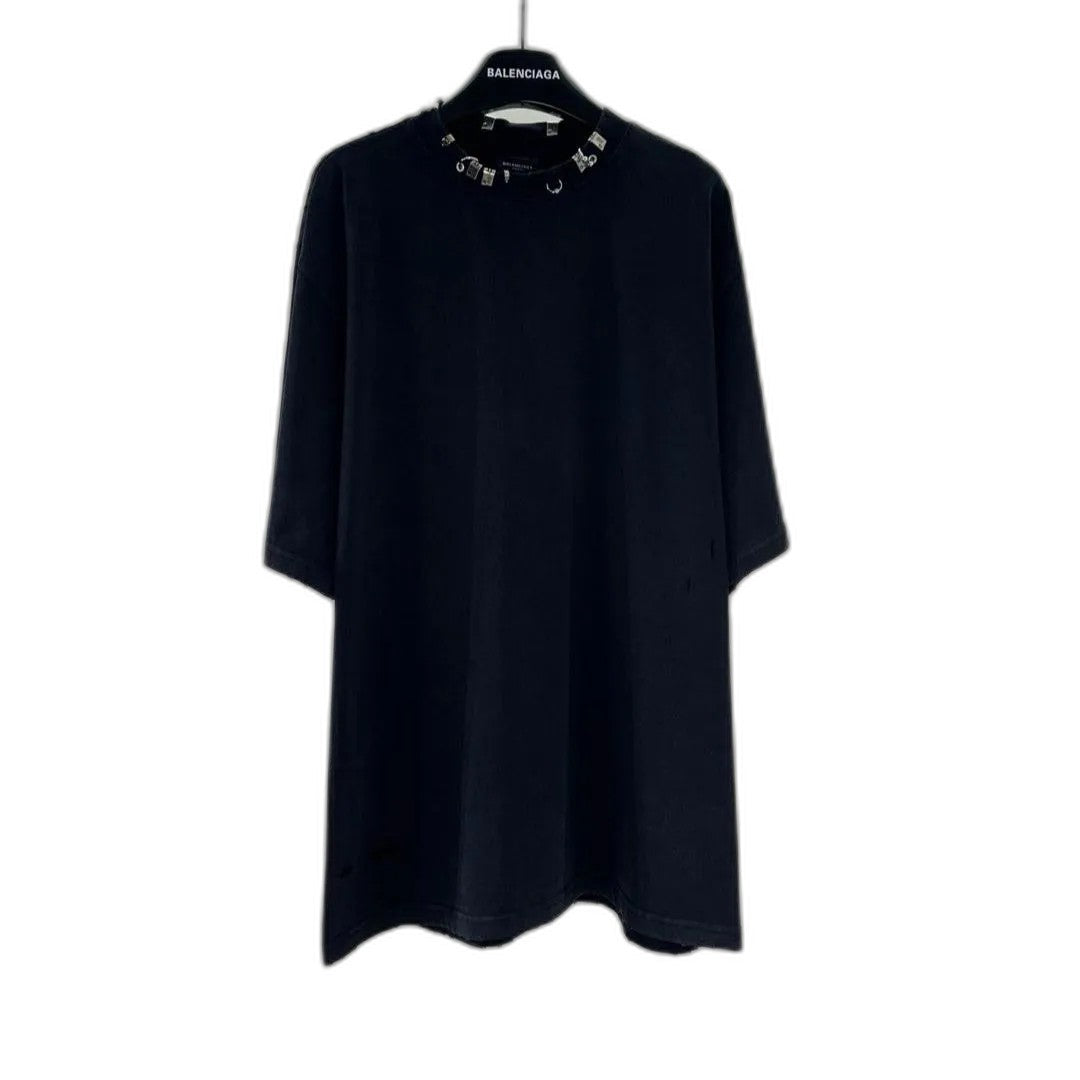 Balenciaga distressed short-sleeved T-shirt