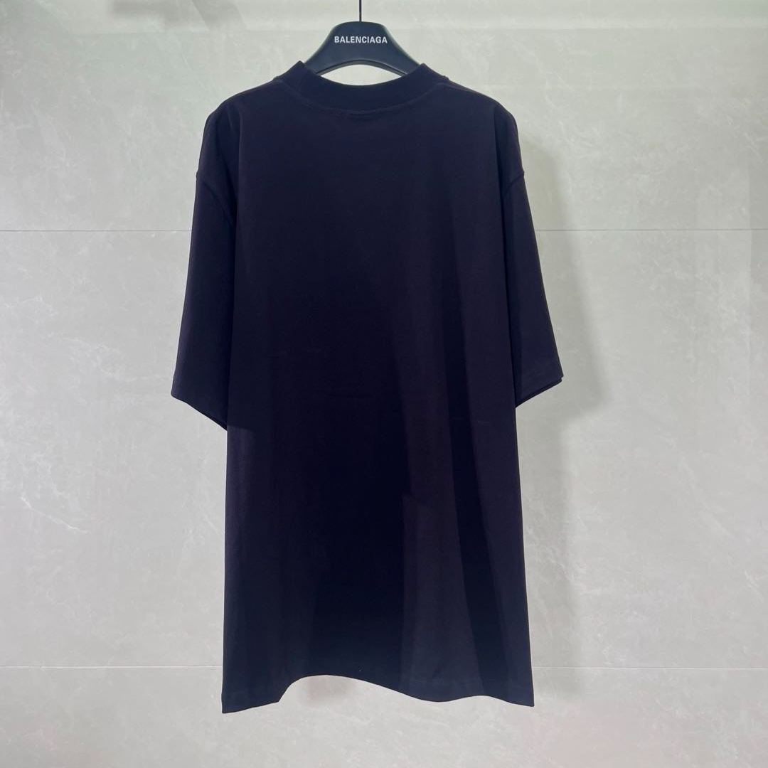 BALENCIAGA Dup Metal BB Stencil T-Shirt