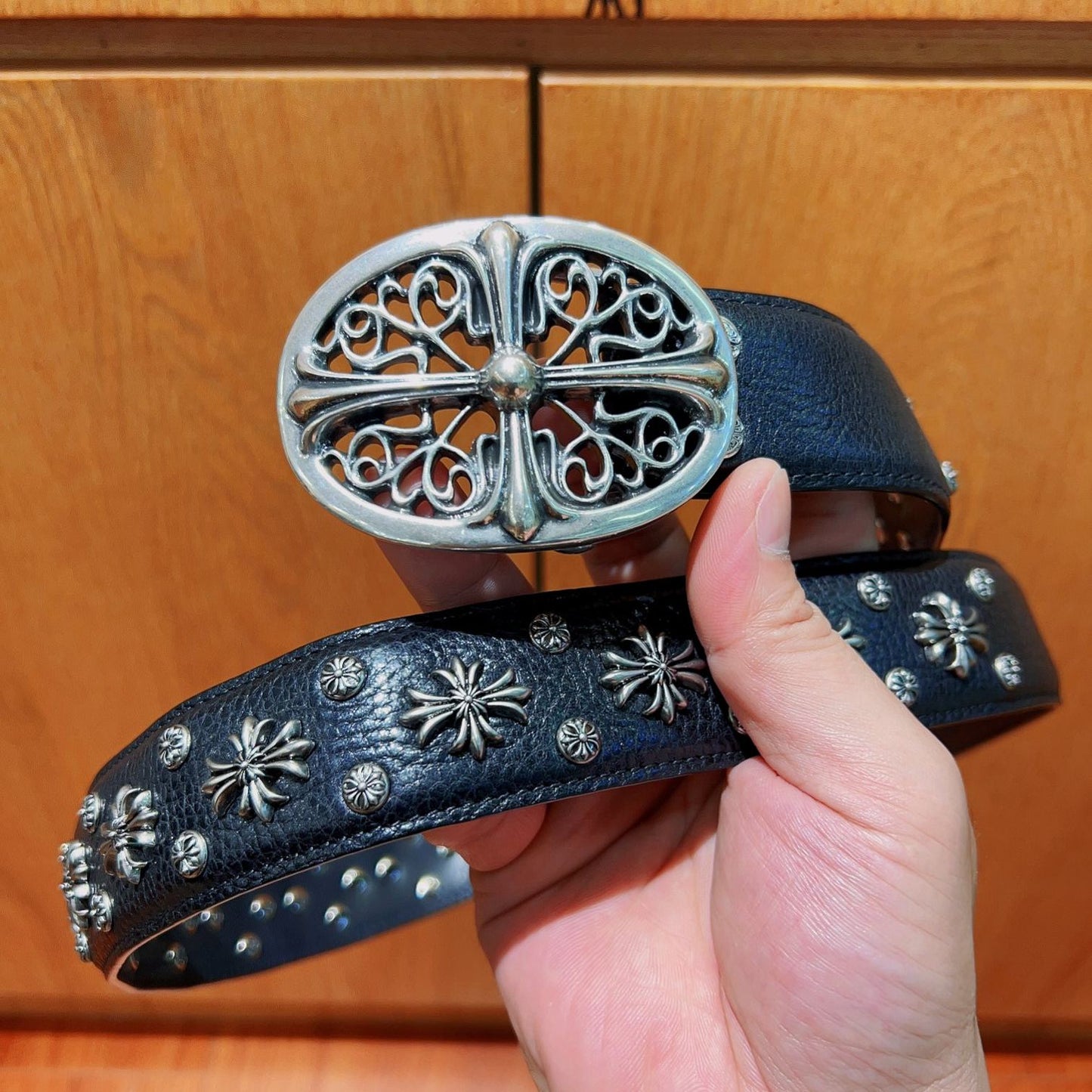 Chrome Hearts Cross Logo Belt