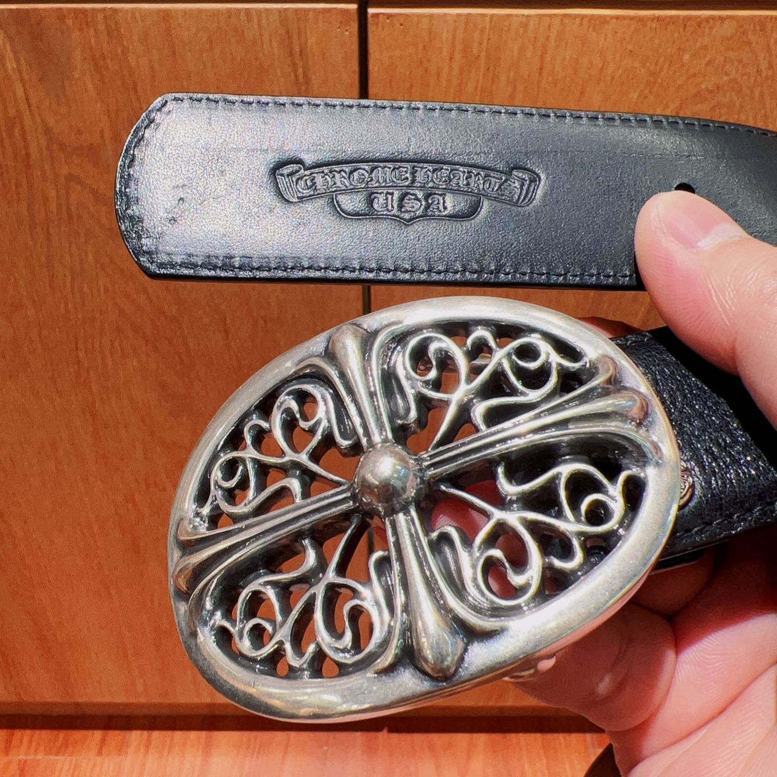 Chrome Hearts Cross Logo Belt