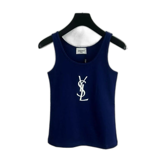Saint Laurent  logo vest